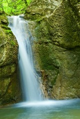 Fototapeta premium closeup waterfall