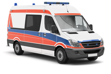Naklejka premium Rettungswagen
