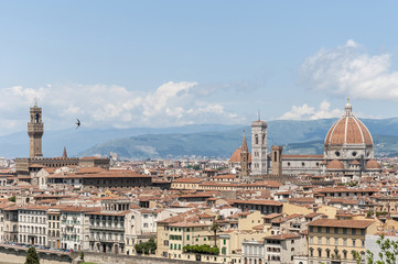 Fototapeta premium Florence's as seen from Piazzale Michelangelo, Italy