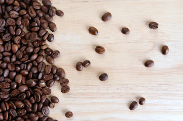 Fresh coffee beans