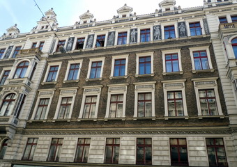 Old architecture building in Prague, Czech Republic