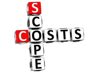 3D Scope Costs Crossword