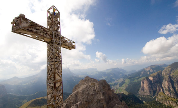 Gipfelkreuz - Gran Cir - Cirspitzen - Dolomiten - Alpen