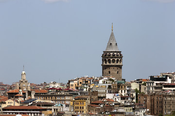 Fototapeta na wymiar Galata tower, Istanbul, Turkey