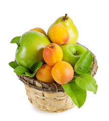 A basket of summer fruit