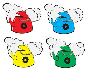 the kettle is boiling