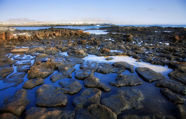 Low tide on the edge of El Cotillo, Fuerteventura
