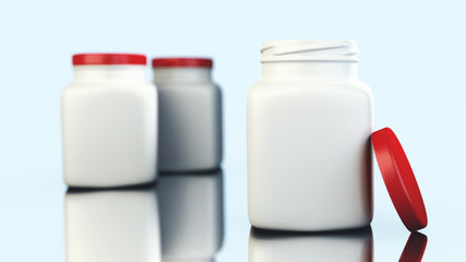 Verpackungsdesign 3 Behälter