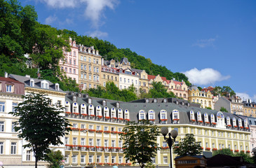 City center in Karlovy Vary