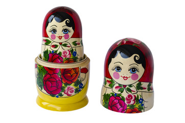 Russische Matrjoschka: Puppe in Puppe