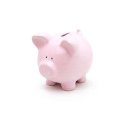Piggy bank isolated on white background