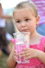 Girl drinking water © muro