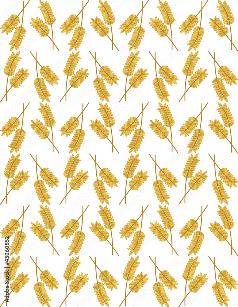 Canvas Prints wheat ears seamless background