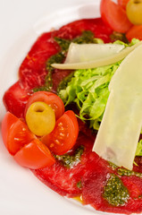 Meat carpaccio