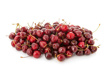 Many fresh cherries