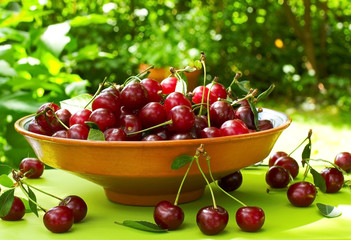 fresh cherries
