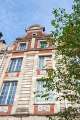 Facades buildings in French Arras