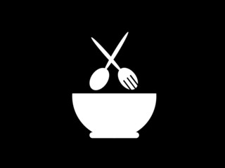 crossed fork and spoon - Restaurant menu background