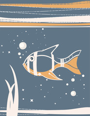 stylized fish