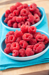 Fresh raspberries