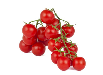 cherry tomatoes isolated