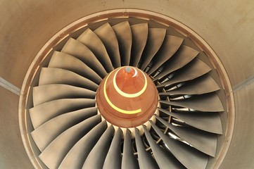 Turbine of an airplane