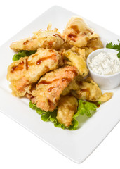 Salmon Tempura , Japanese Food