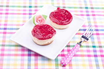 raspberry cheesecake