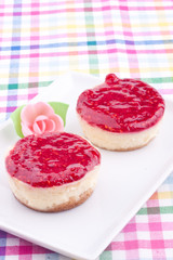 raspberry cheesecake