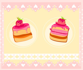sweet dessert background