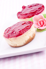 raspberry cheesecake