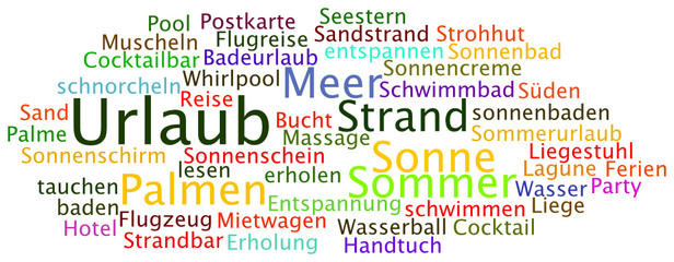 Fototapeta premium Sommerurlaub