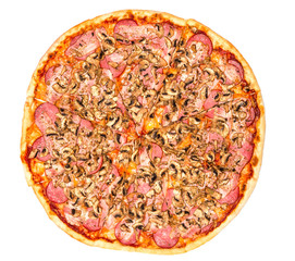 pizza isolated on white background