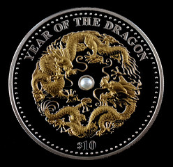 Investment coin silver 2012 Year of the Dragon