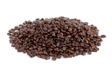 Heap of coffee beans