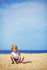 Child at the beach