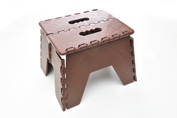 Marche pied pliable plastique