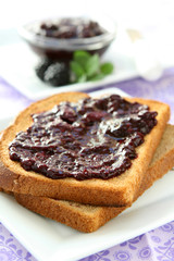 Blackberry Jam and Toast