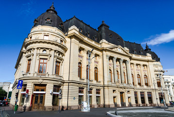 Obraz premium Bucharest, Central University Library