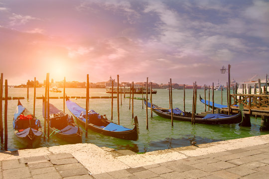 Sonnenuntergang im Venedig