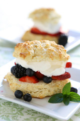 Mixed Berry Shortcake