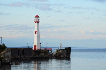 Wawatam Lighthouse in St. Ignace Michigan