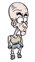 Cartoon old man