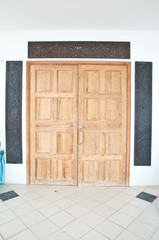 wooden door