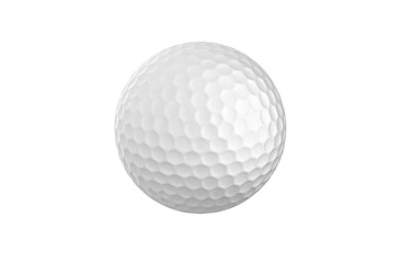 Golf ball isolated on white background