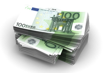 Stack of Euro