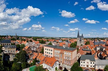 Fototapeta premium Blick über Quedlinburg