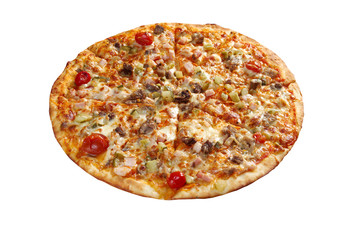 Pizza east with tomato