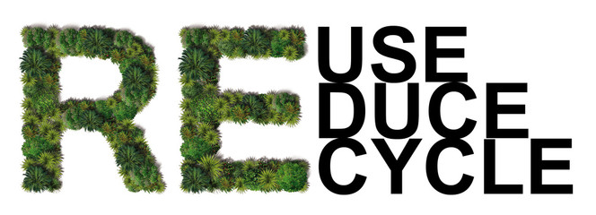 The ecology of recycle, reuse and reduce 