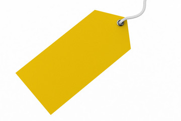Blank price tag